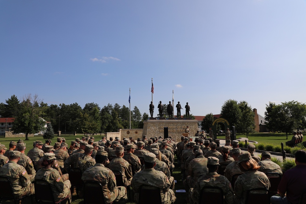 34 Soldiers from the 330 Medical Brigade induct as Noncommissioned Officers at Fort McCoy