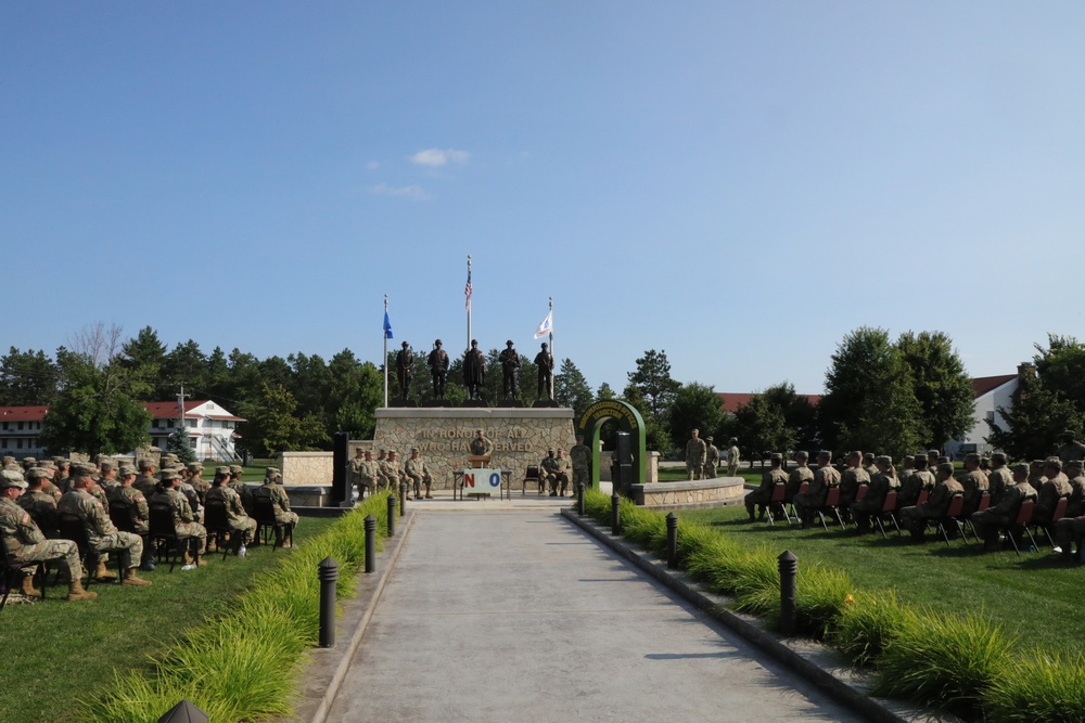 34 Soldiers from the 330 Medical Brigade induct as Noncommissioned Officers at Fort McCoy