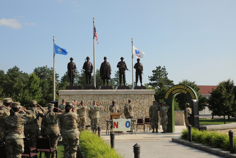 34 Soldiers from the 330 Medical Brigade induct as Noncommissioned Officers at Fort McCoy