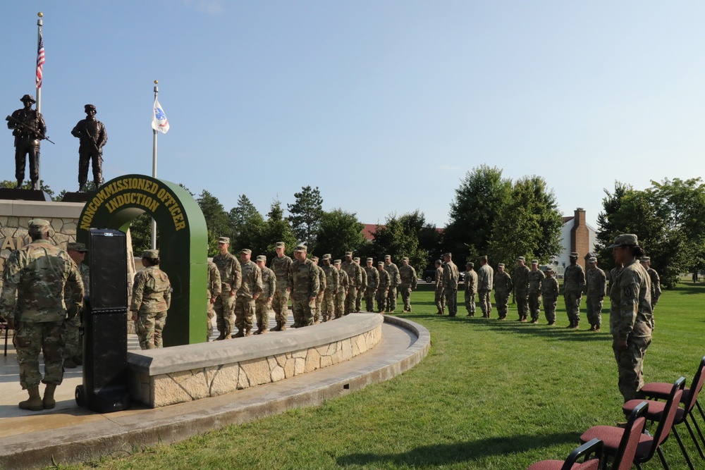 34 Soldiers from the 330 Medical Brigade induct as Noncommissioned Officers at Fort McCoy