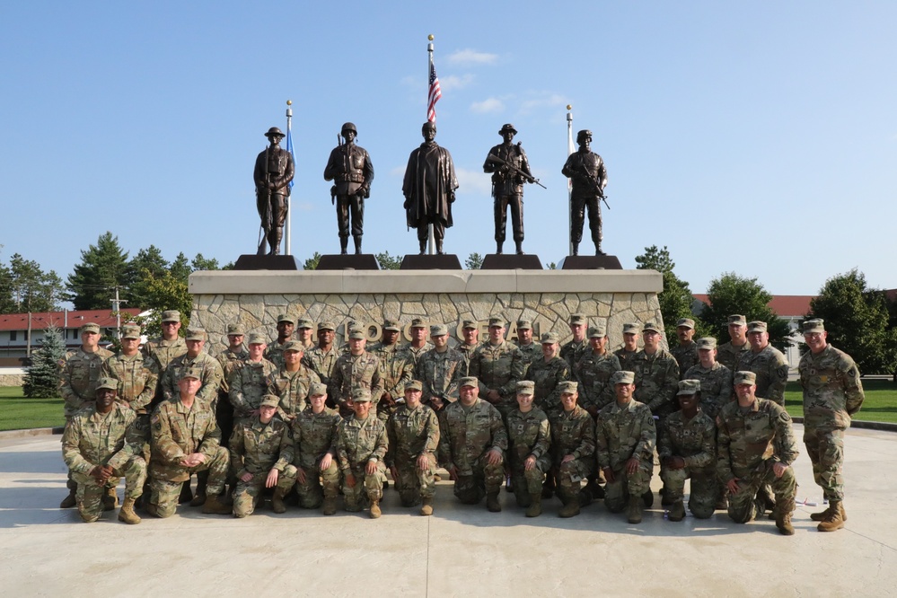 34 Soldiers from the 330 Medical Brigade induct as Noncommissioned Officers at Fort McCoy