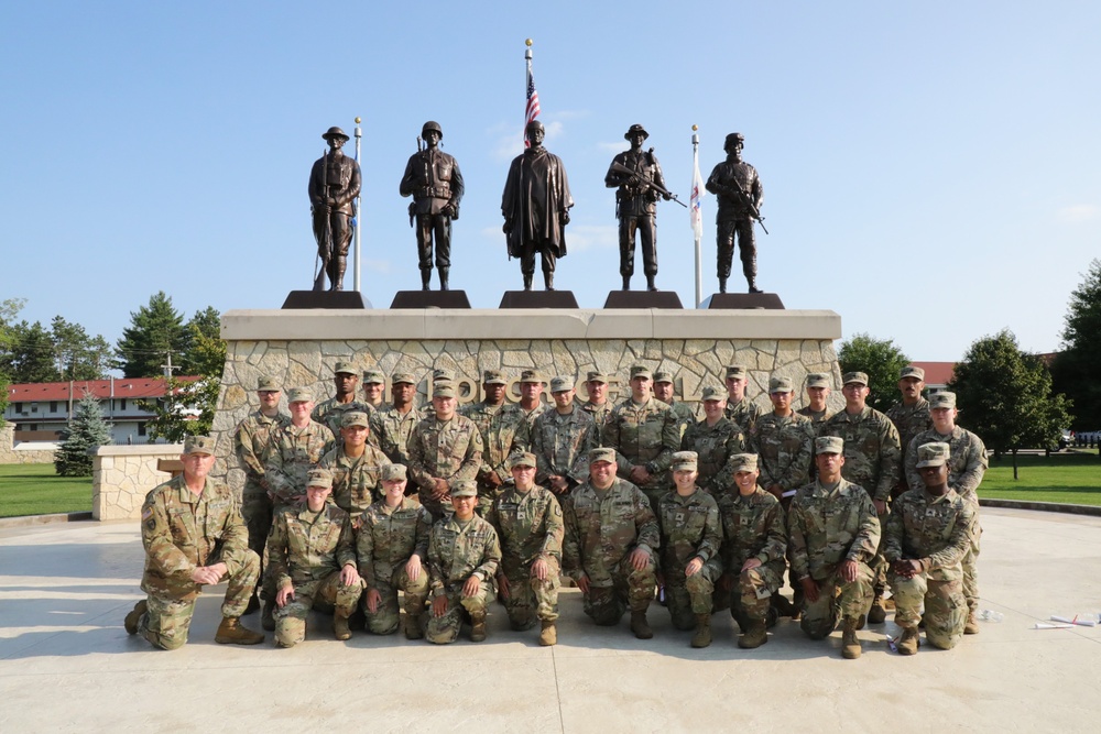 34 Soldiers from the 330 Medical Brigade induct as Noncommissioned Officers at Fort McCoy