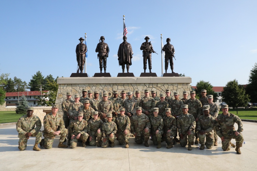 34 Soldiers from the 330 Medical Brigade induct as Noncommissioned Officers at Fort McCoy