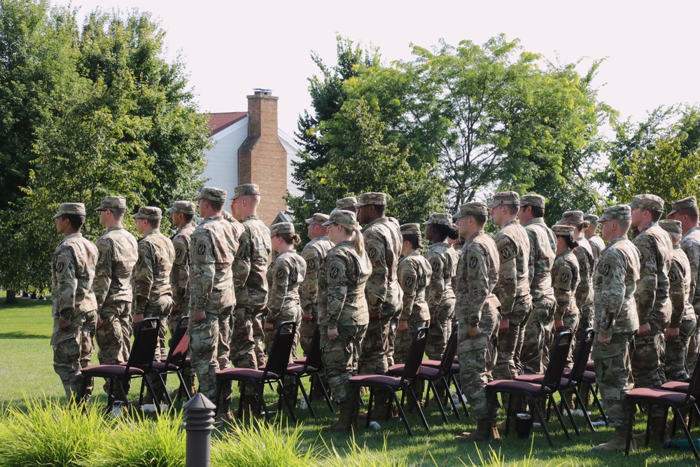 34 Soldiers from the 330 Medical Brigade induct as Noncommissioned Officers at Fort McCoy