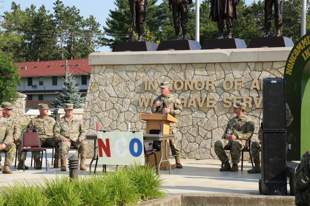 34 Soldiers from the 330 Medical Brigade induct as Noncommissioned Officers at Fort McCoy