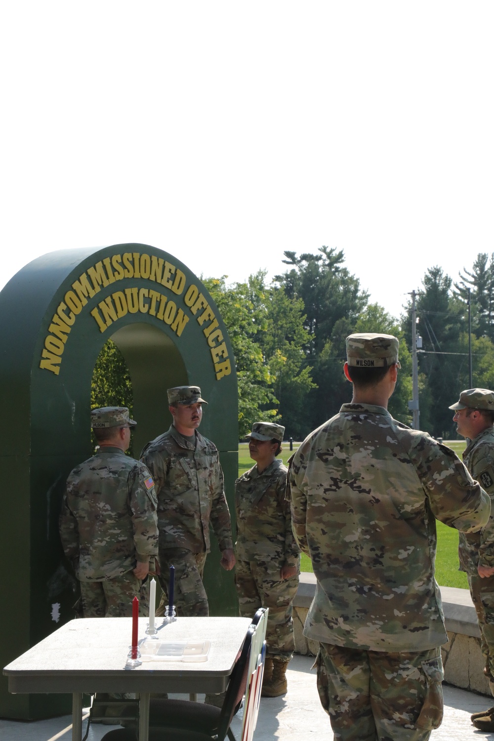 34 Soldiers from the 330 Medical Brigade induct as Noncommissioned Officers at Fort McCoy