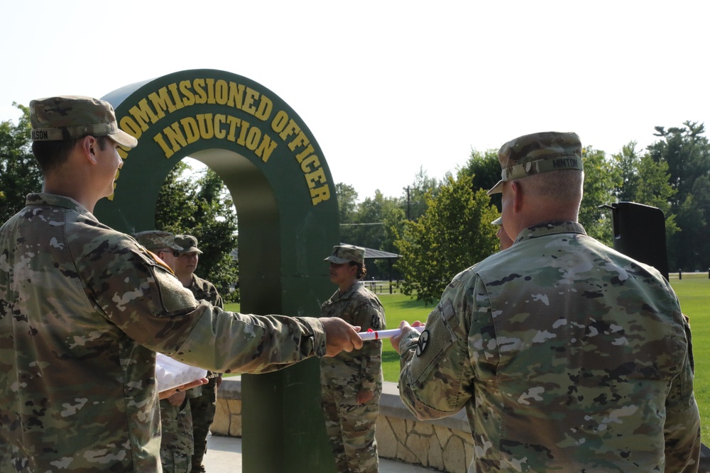 34 Soldiers from the 330 Medical Brigade induct as Noncommissioned Officers at Fort McCoy