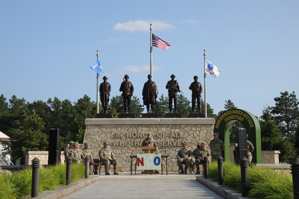 34 Soldiers from the 330 Medical Brigade induct as Noncommissioned Officers at Fort McCoy