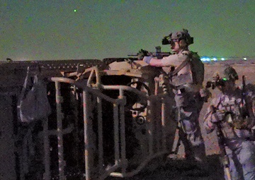 SWT-3 from the 48 RQS executes a complex mass casualty response training mission