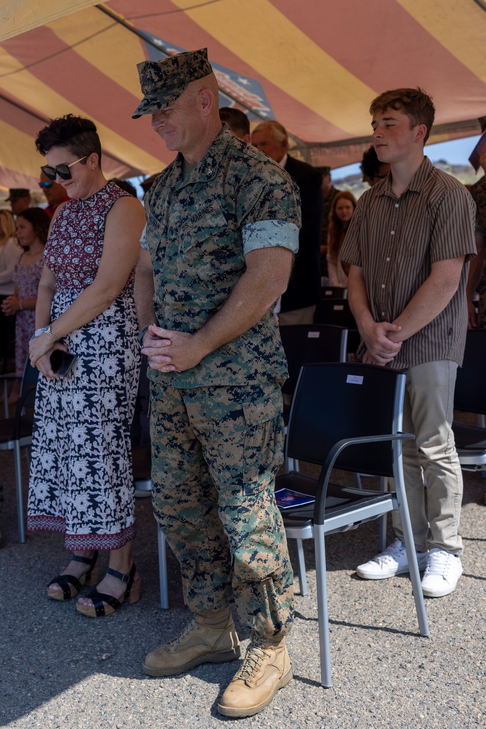 1st Marine Regiment holds change of command ceremony