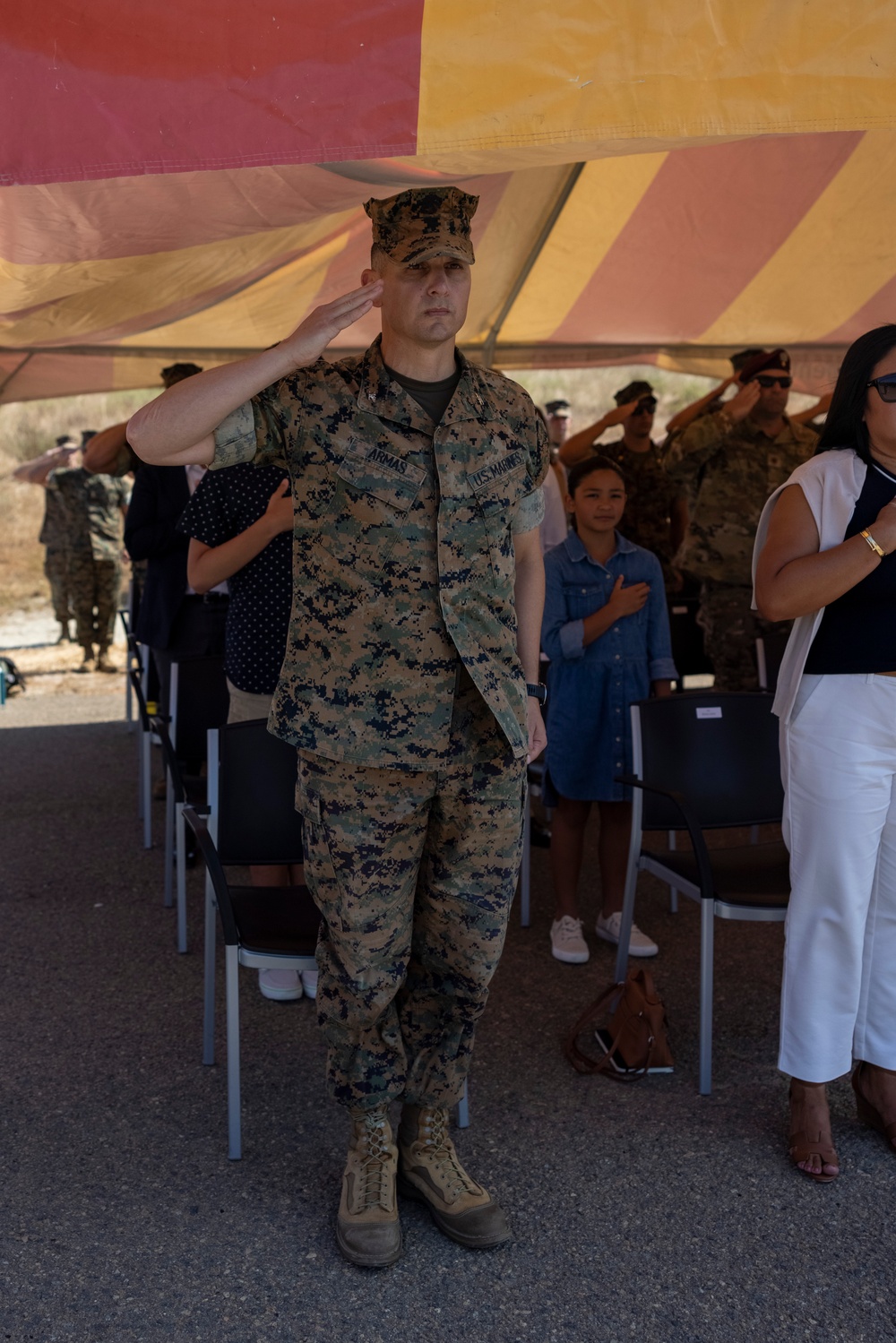 1st Marine Regiment holds change of command ceremony