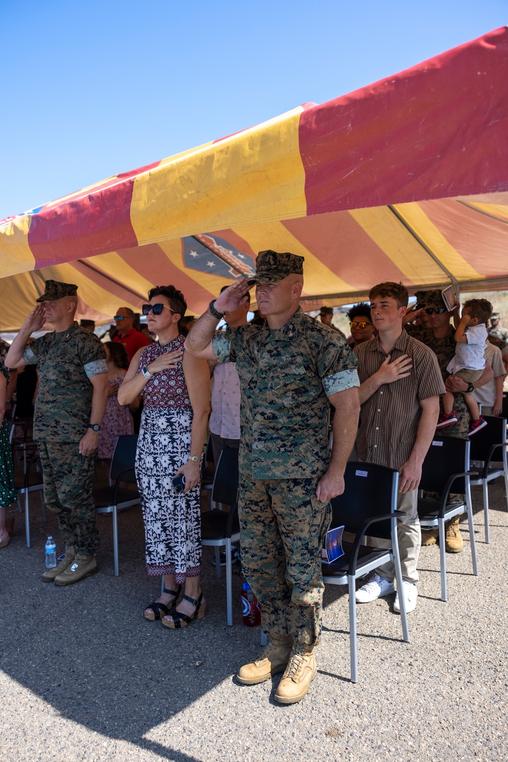 1st Marine Regiment holds change of command ceremony