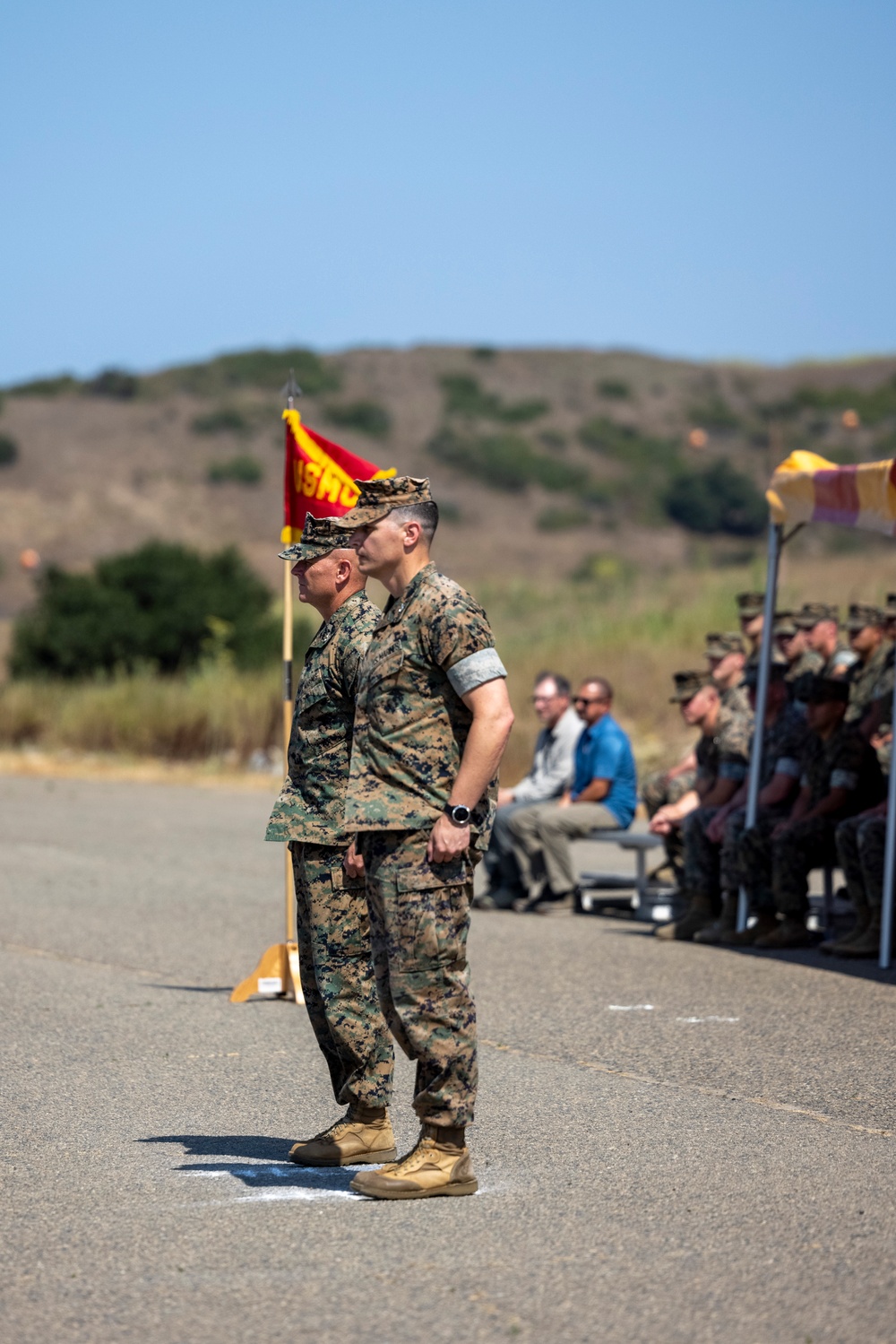 1st Marine Regiment holds change of command ceremony