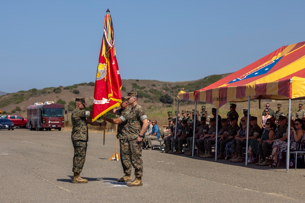 1st Marine Regiment holds change of command ceremony