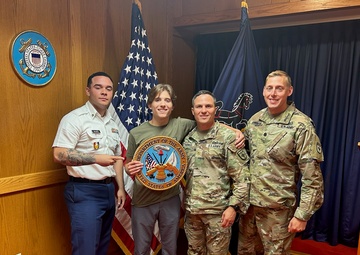 Family's century of military service continues