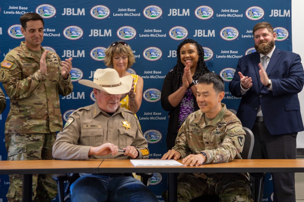 YTC and the Yakima Consortium for Regional Public Safety (YAKCORPS) sign partnership proclamation