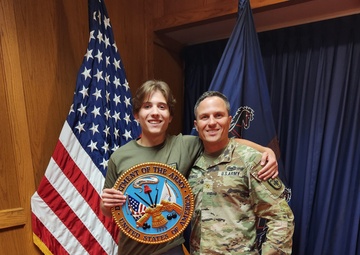 Family's century of military service continues