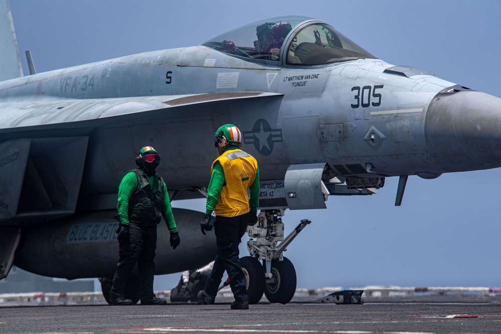 USS Theodore Roosevelt Conducts Routine Flight Operations