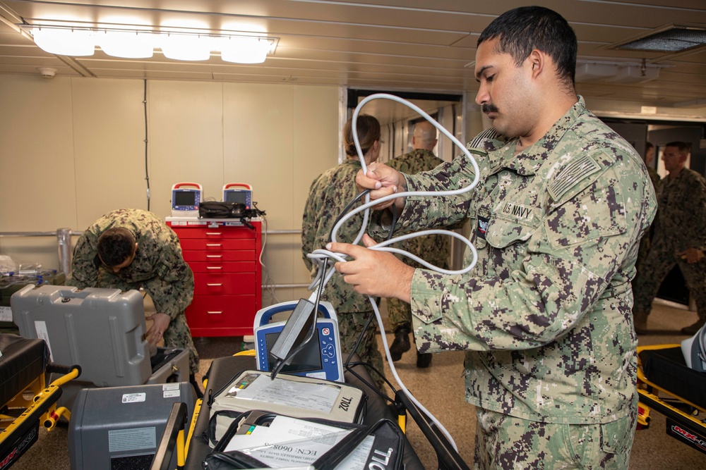 Navy Embarks Expeditionary Medical Unit aboard USNS Cody for Test and Evaluation