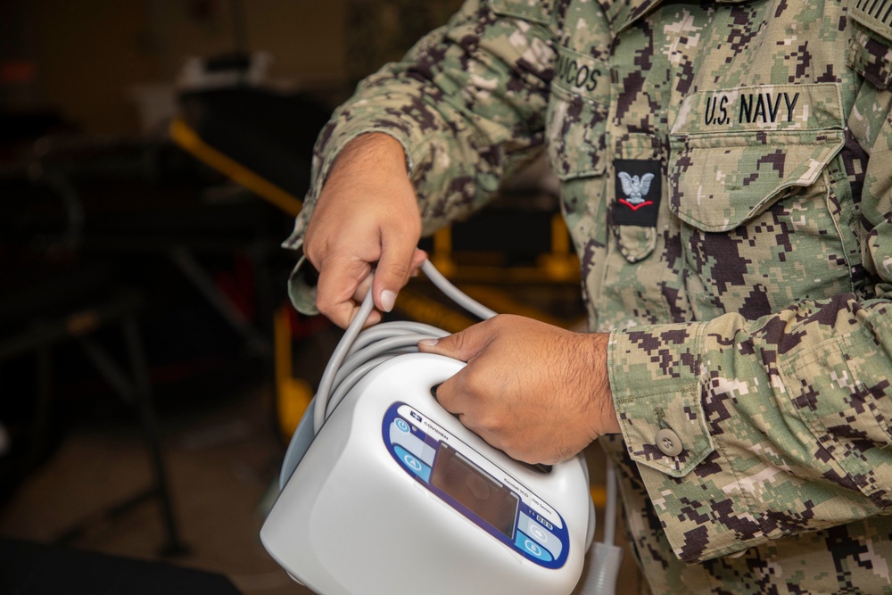 Navy Embarks Expeditionary Medical Unit aboard USNS Cody for Test and Evaluation