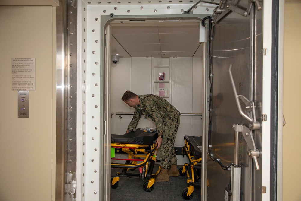 Navy Embarks Expeditionary Medical Unit aboard USNS Cody for Test and Evaluation