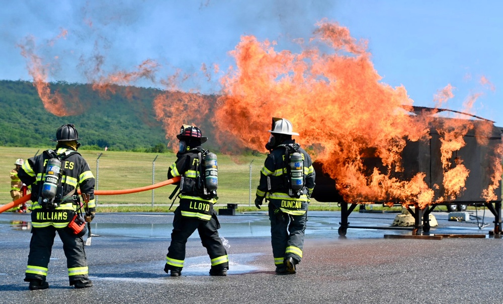 Fort Indiantown Gap Fire and Emergency Services conducts Annual Fire Training