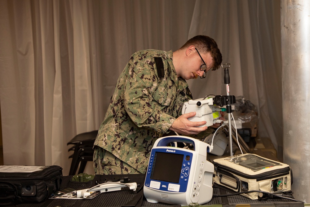 Navy Embarks Expeditionary Medical Unit aboard USNS Cody for Test and Evaluation