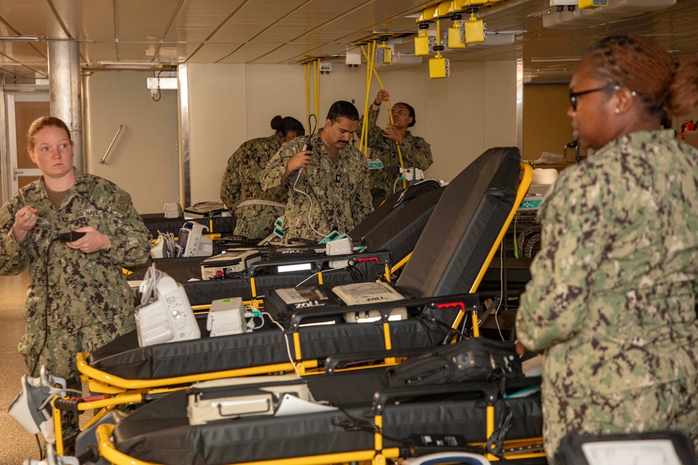 Navy Embarks Expeditionary Medical Unit aboard USNS Cody for Test and Evaluation