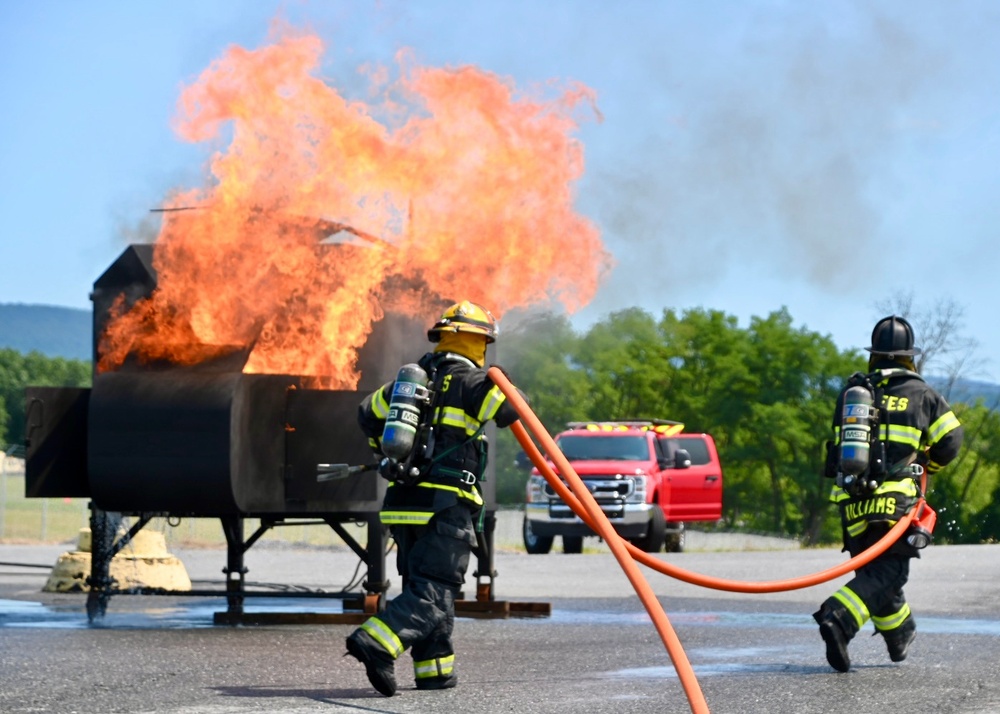 Fort Indiantown Gap Fire and Emergency Services conducts Annual Fire Training