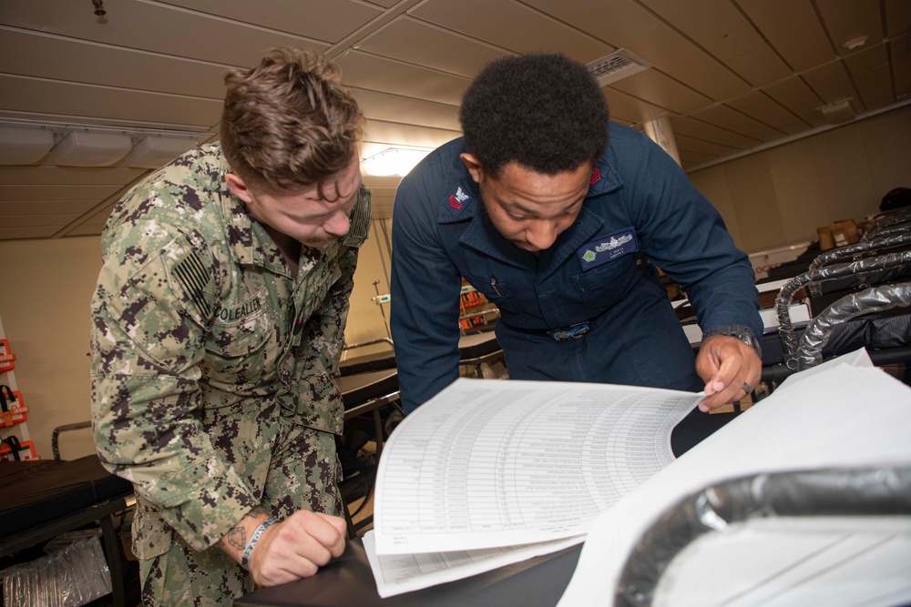 Navy Embarks Expeditionary Medical Unit aboard USNS Cody for Test and Evaluation