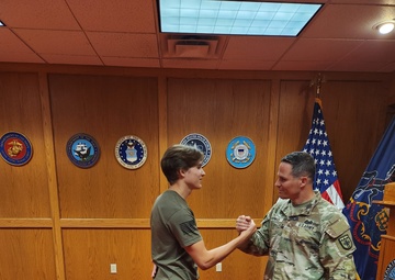 Family's century of military service continues