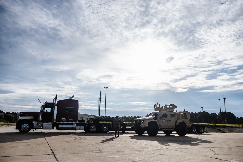 U.S. Marines Conduct Beach Landing During DSCA