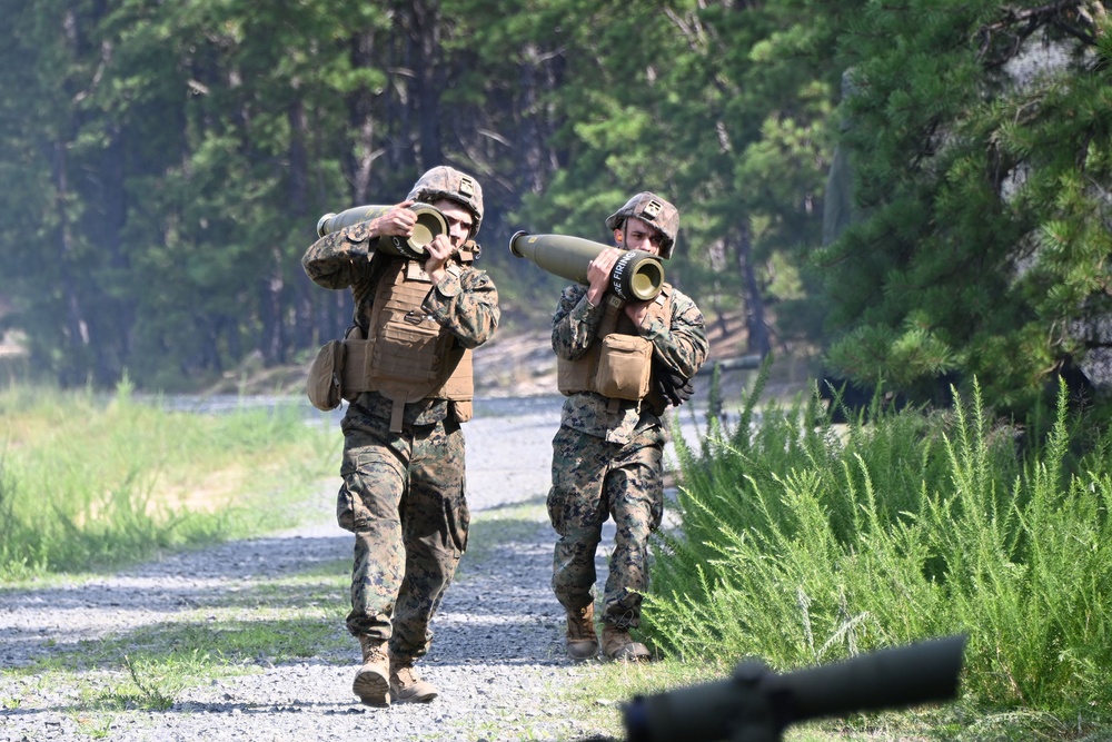 Joint Base McGuire-Dix-Lakehurst – 3 BN 14 Marines live fire artillery exercise – 26, JULY 2024