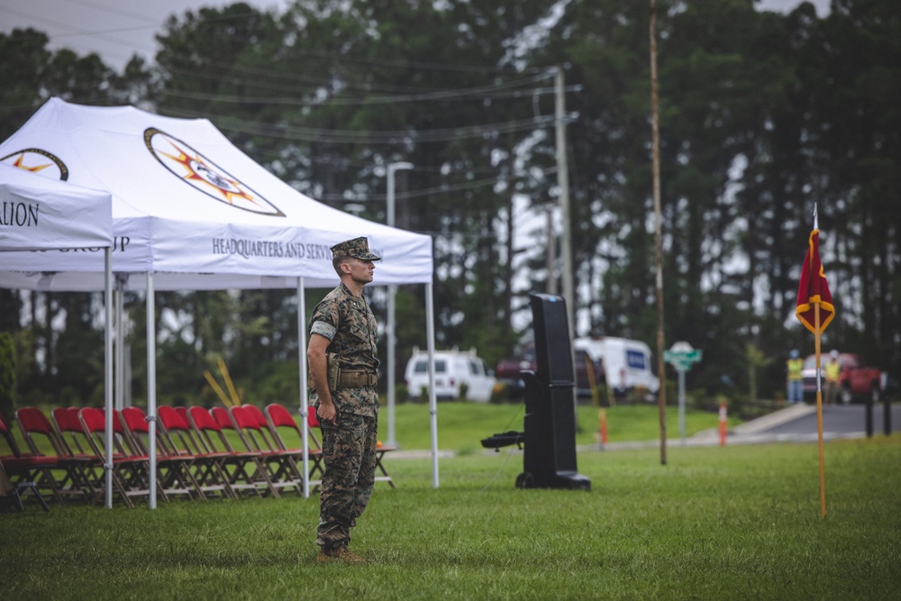 Headquarters and Service Battalion Change of Command Ceremony