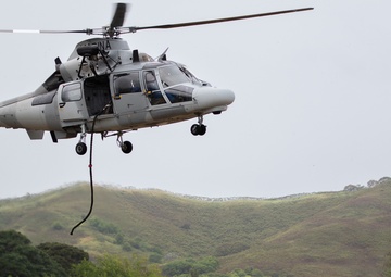 Fast-rope, air assault rehearsal during RIMPAC 2024