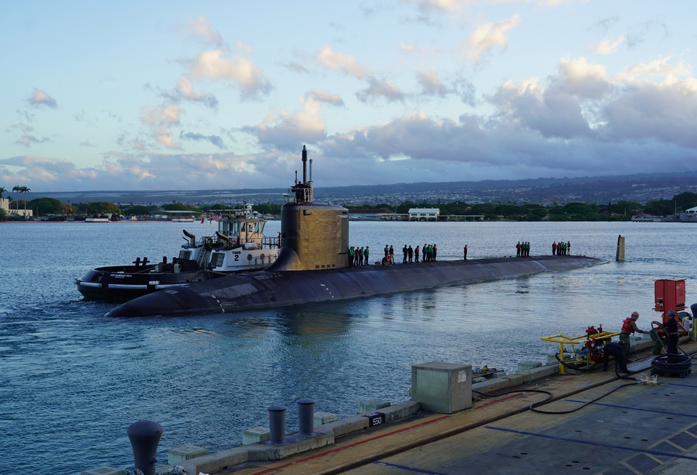 USS Hawai’i Begins Sea Trials at Joint Base Pearl Harbor-Hickam