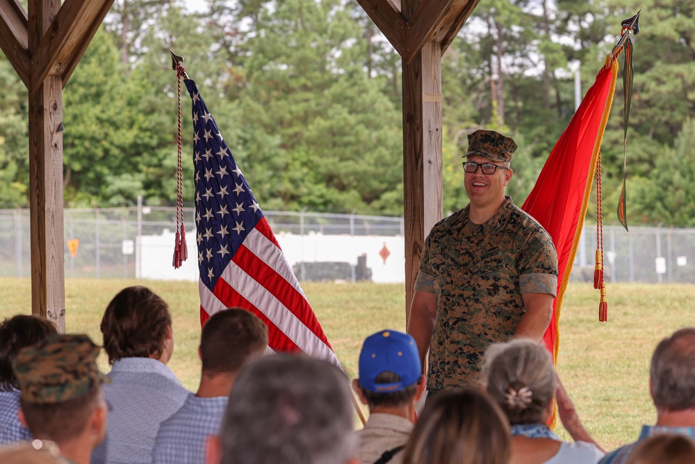 Weapons Training Battalion Change of Command ceremony