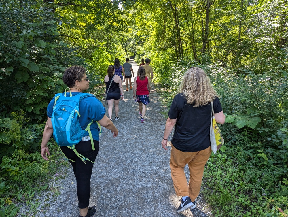 Fort Drum community members stroll the trails on a mindful journey