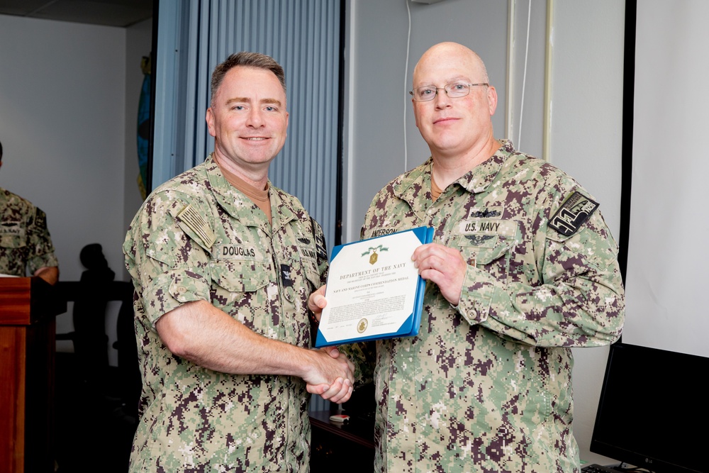 Commander Submarine Squadron 11 Awards-At-Quarters