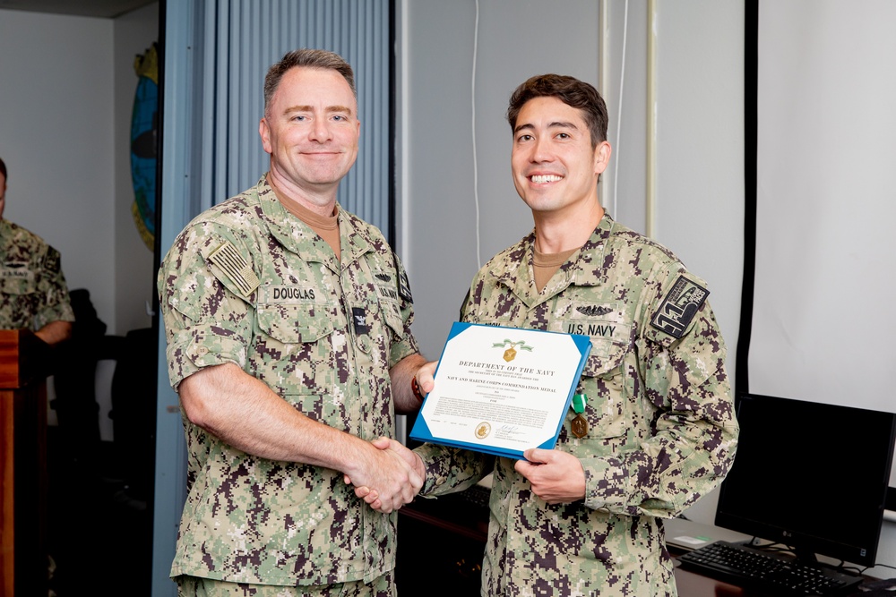 Commander Submarine Squadron 11 Awards-At-Quarters