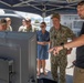 Admiral Converse tours UUV Display