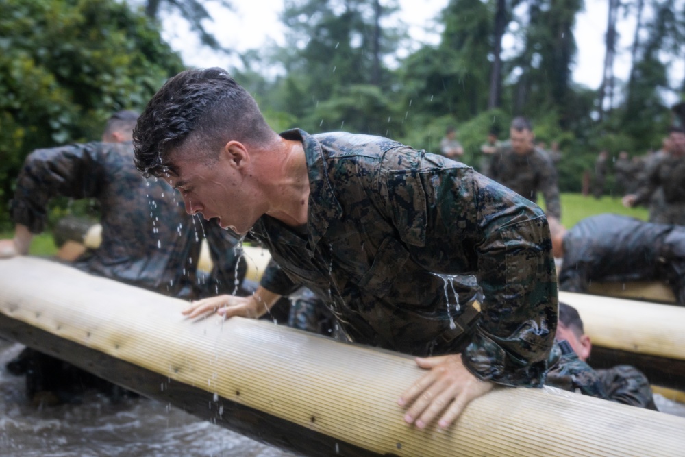 Naval Reserve Officers Training Corps Midshipmen Conduct Endurance Course