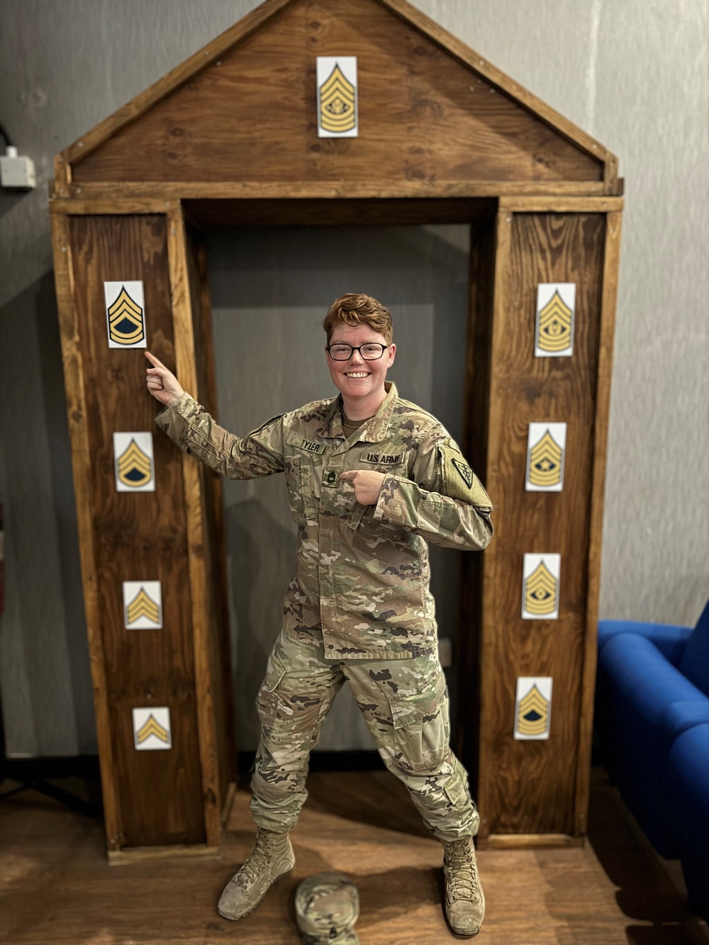 3rd Medical Command Soldiers conduct inspection