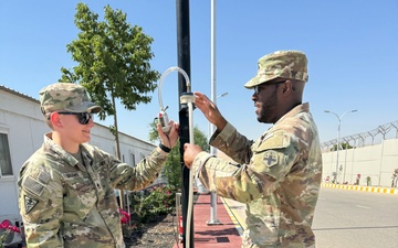 3rd Medical Command Soldiers conduct inspection