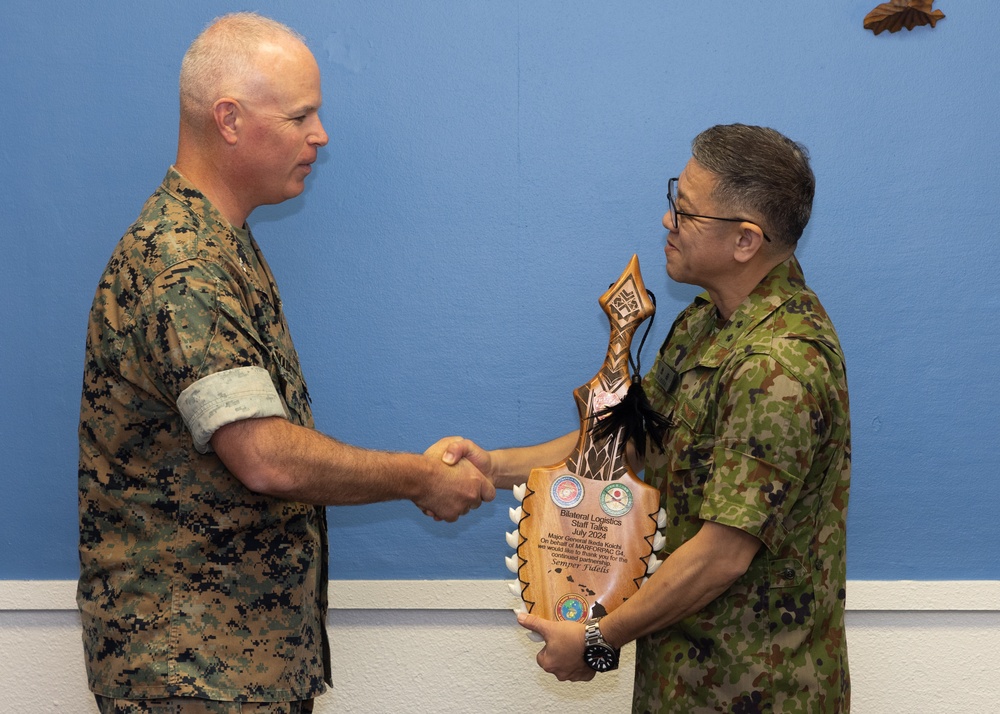 JGSDF &amp; MARFORPAC G-4 Logistics Staff Talks