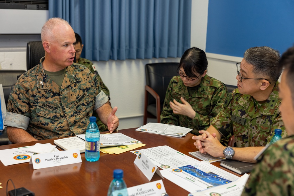 JGSDF &amp; MARFORPAC G-4 Logistics Staff Talks