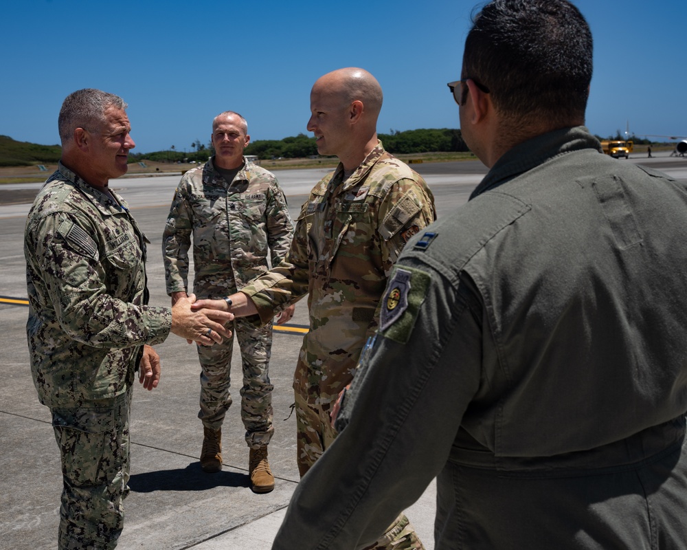 27th Special Operations Wing hosts static display for SOCPAC leaders during RIMPAC 2024