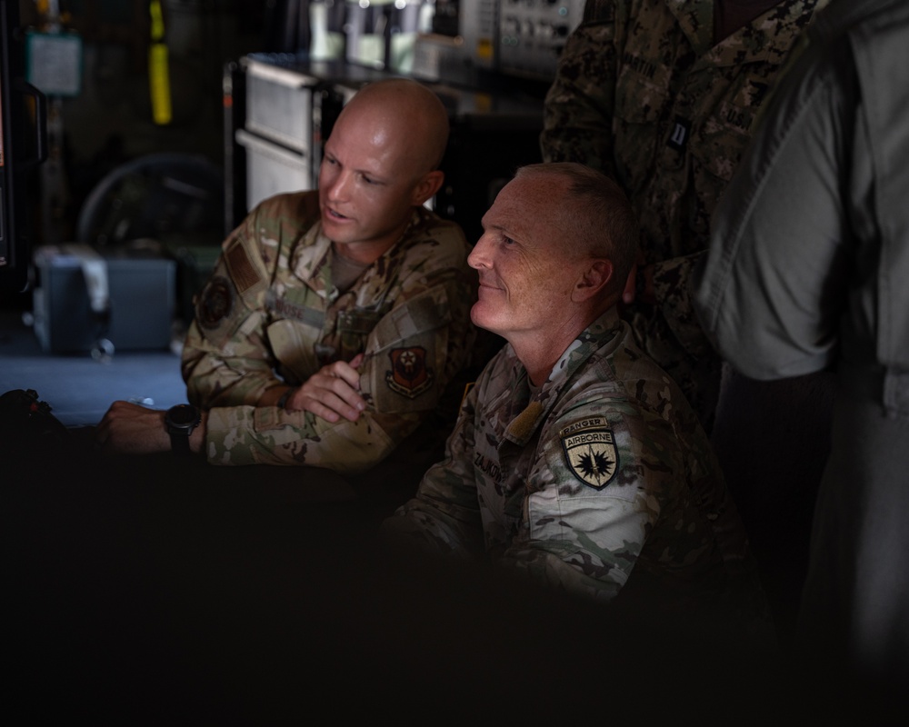 27th Special Operations Wing hosts static display for SOCPAC leaders during RIMPAC 2024