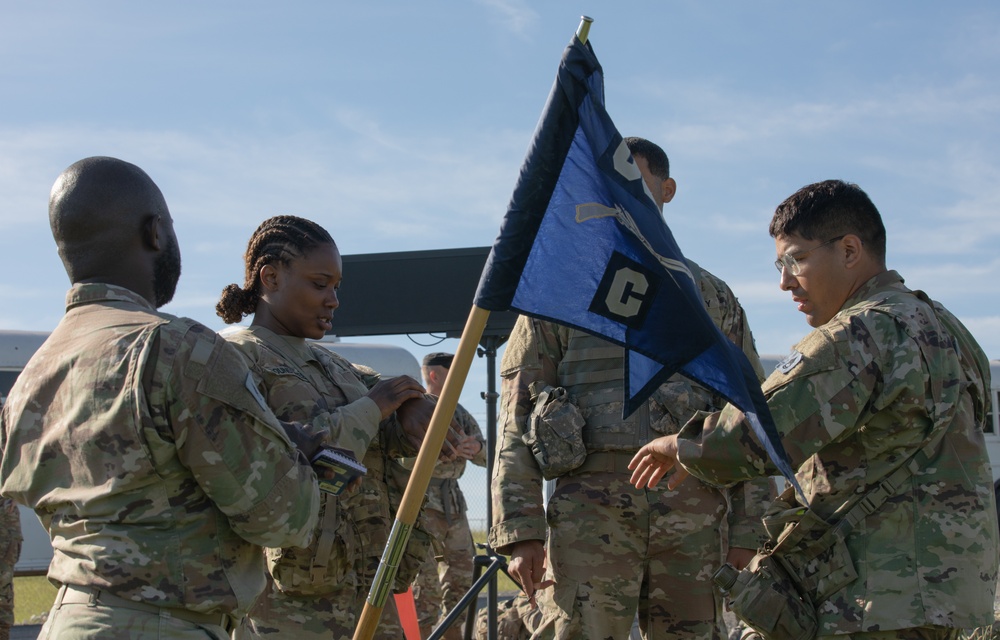 OCS Cadets ruck at Talladega Speedway