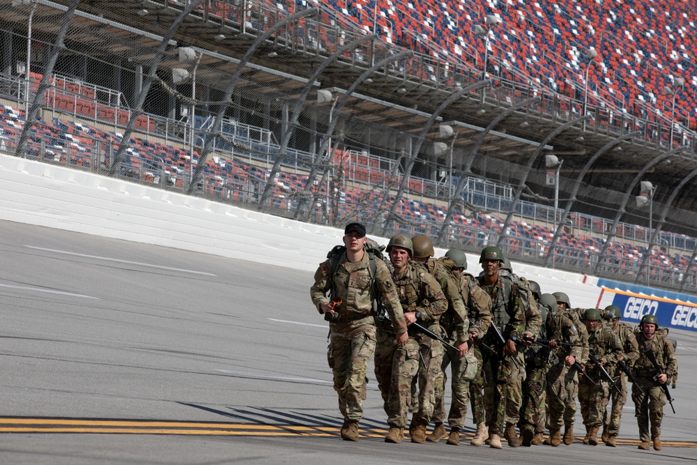 OCS Cadets ruck at Talladega Speedway